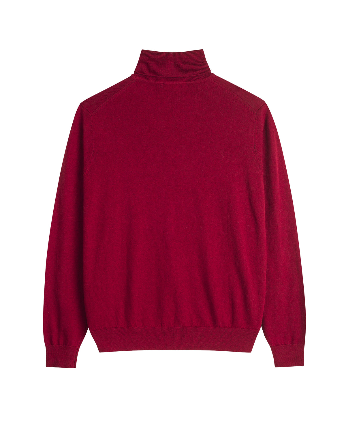 Mcs Maglia Uomo Dolcevita con Logo Colore Rosso Bordeaux