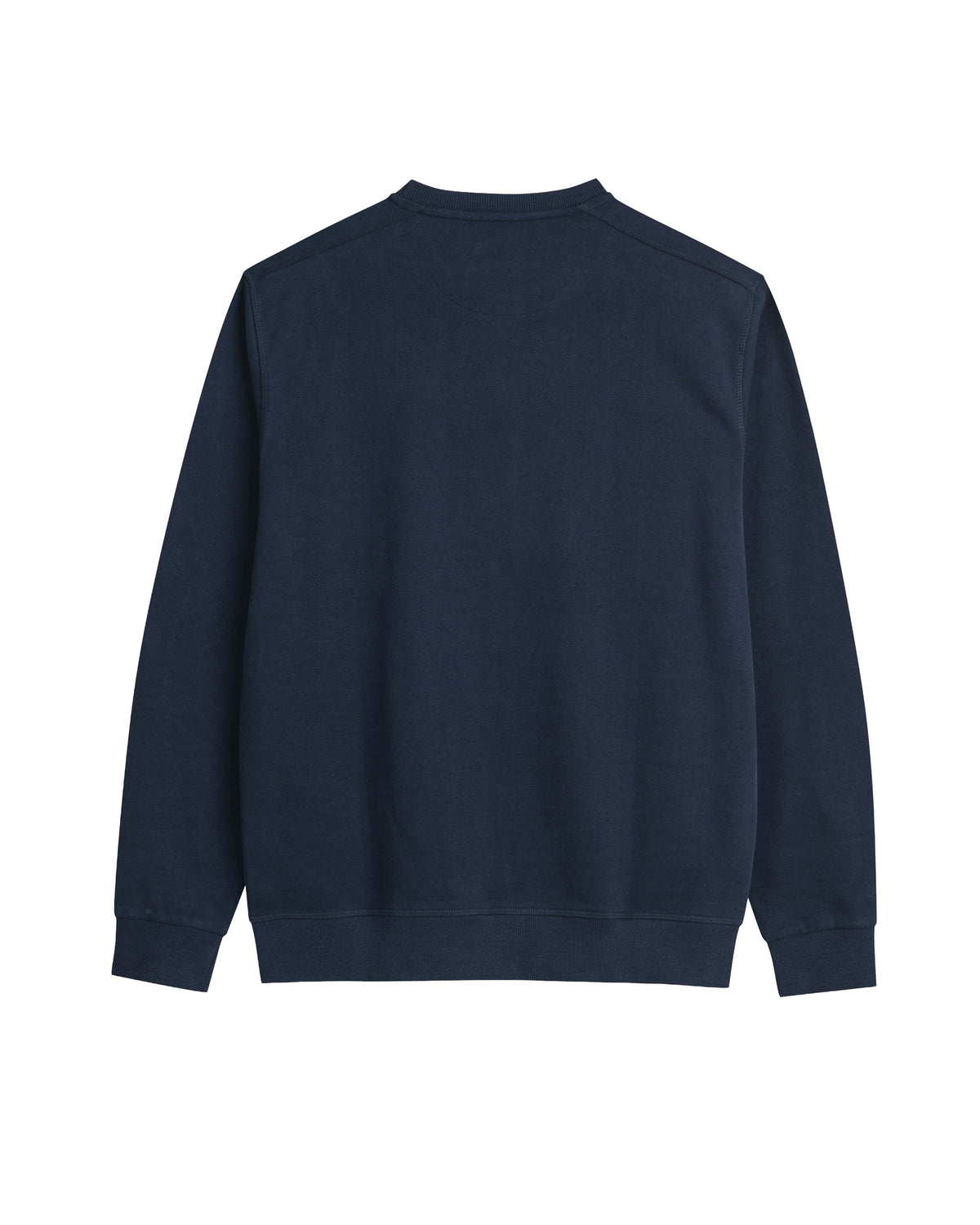 MCS Felpa Uomo Girocollo con Logo Ricamato Colore Blu Navy
