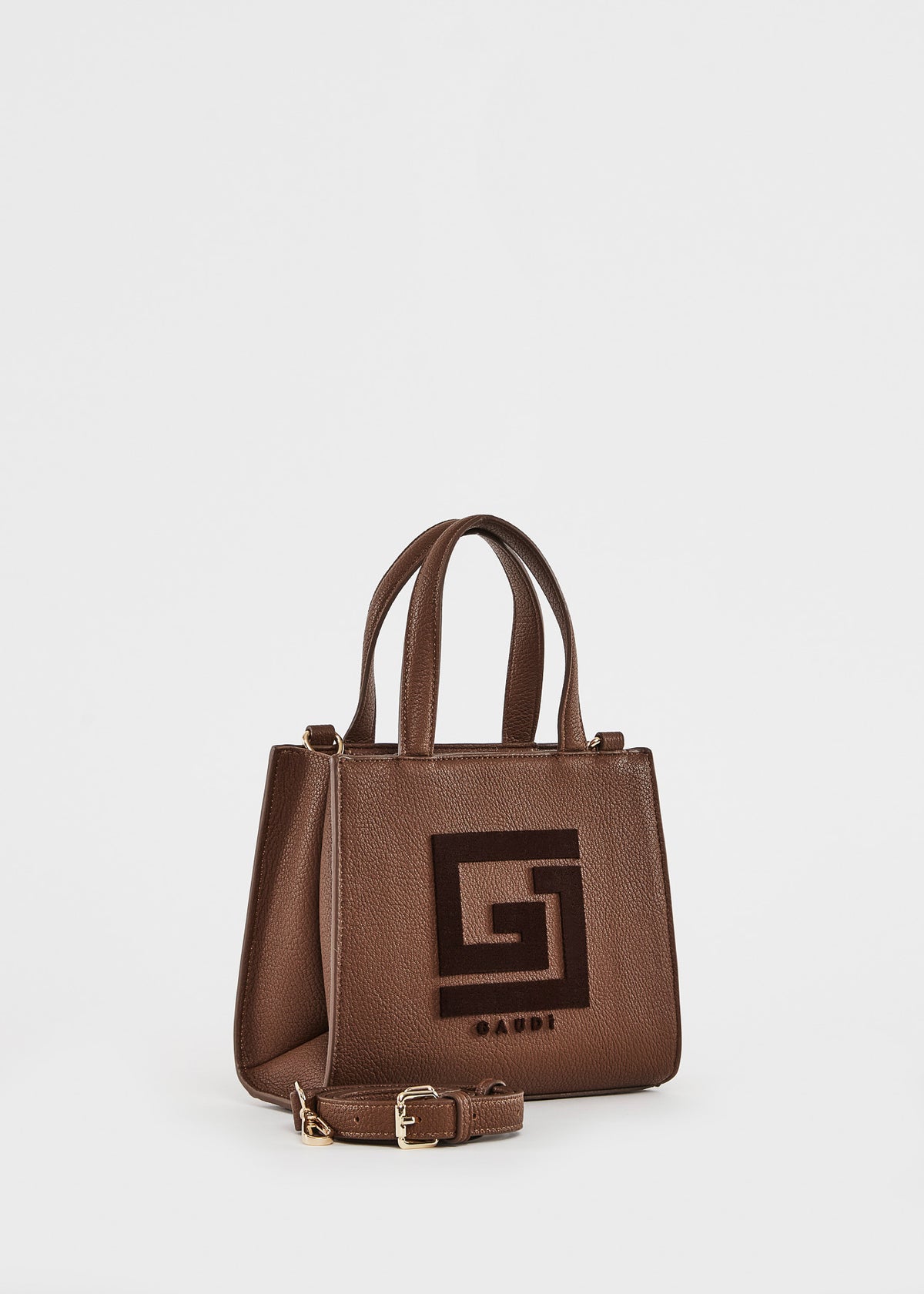 Gaudì Borsa con Logo Colore Marrone
