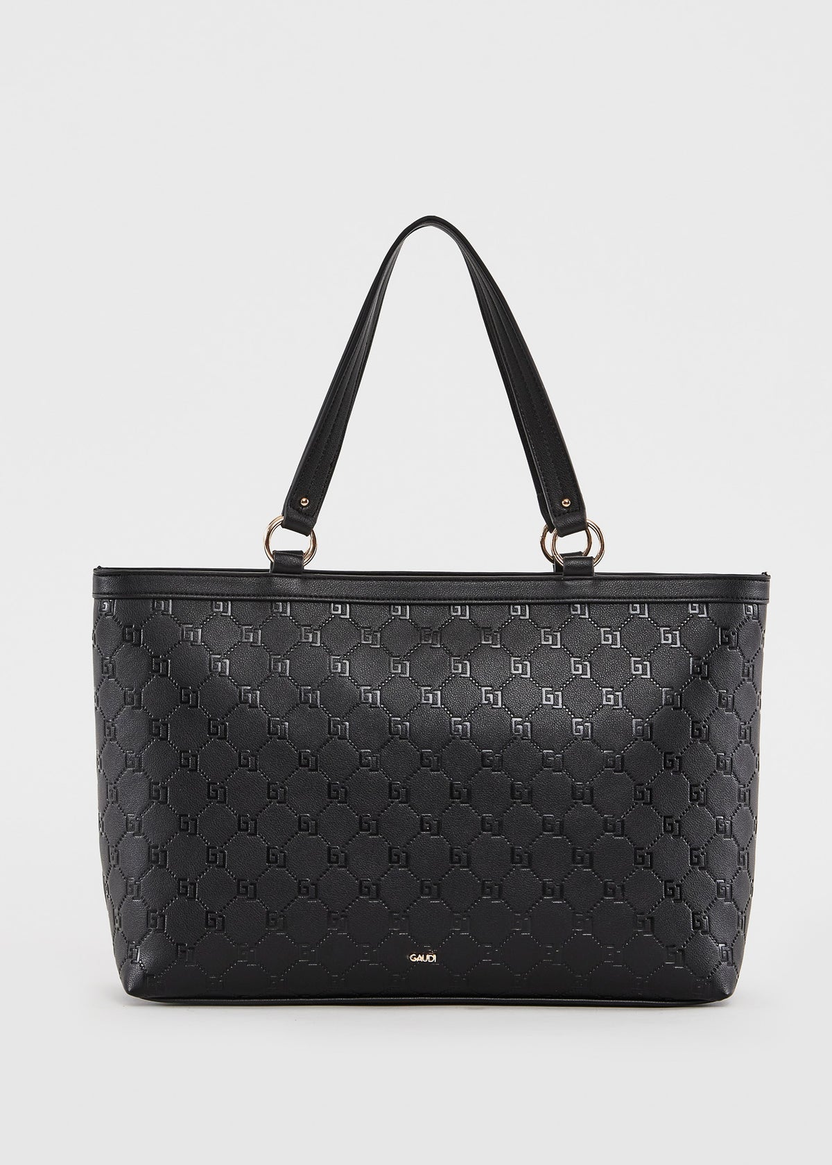 Gaudì Shopper Logata Colore Nero
