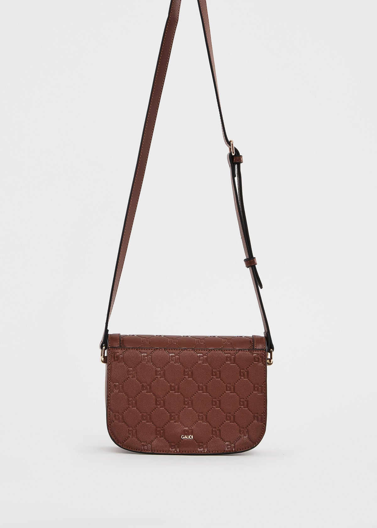 Gaudì Borsa a Tracolla con Monogram Colore Marrone