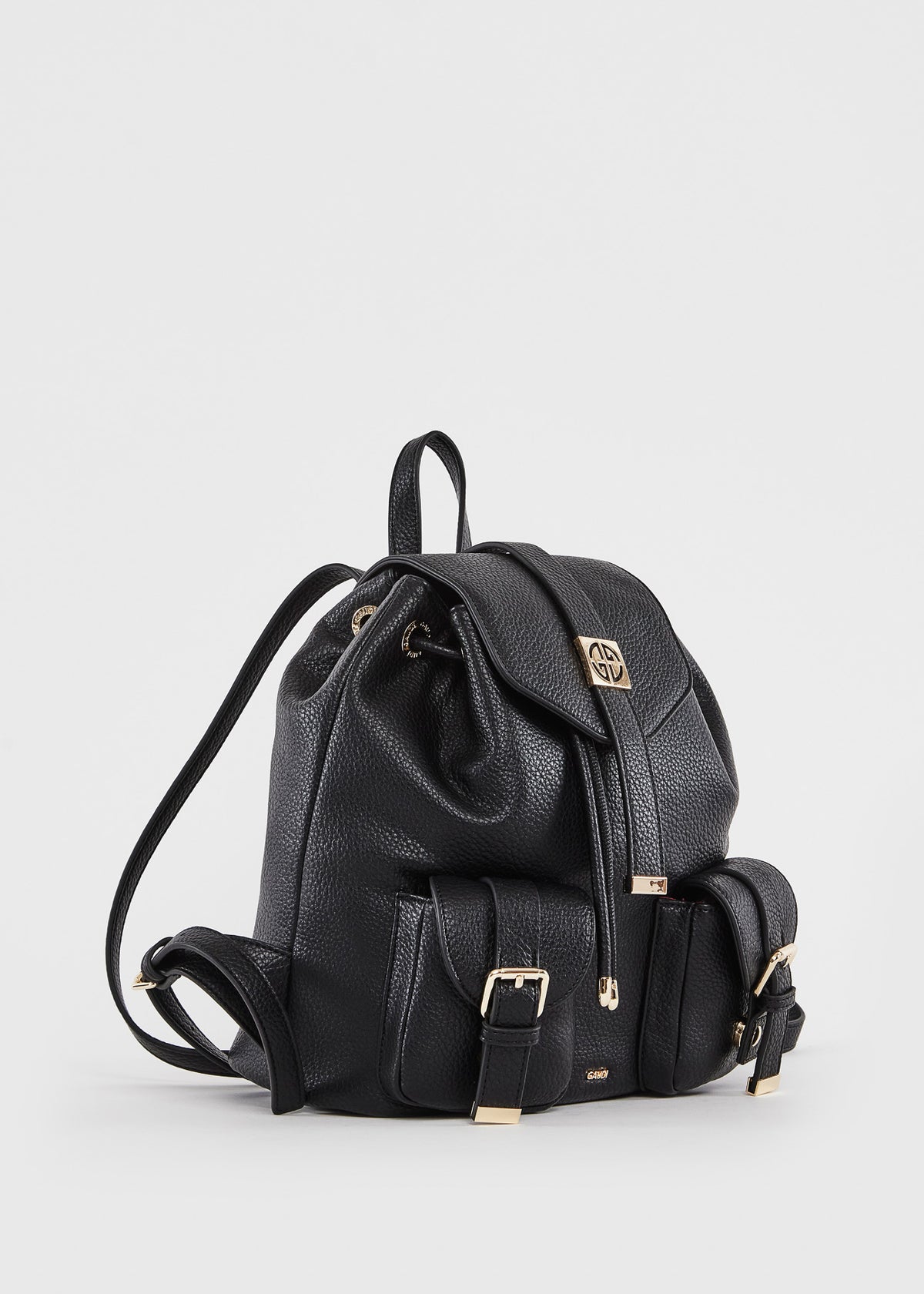 Gaudì Zaino con Tasche Frontali e Logo Colore Nero