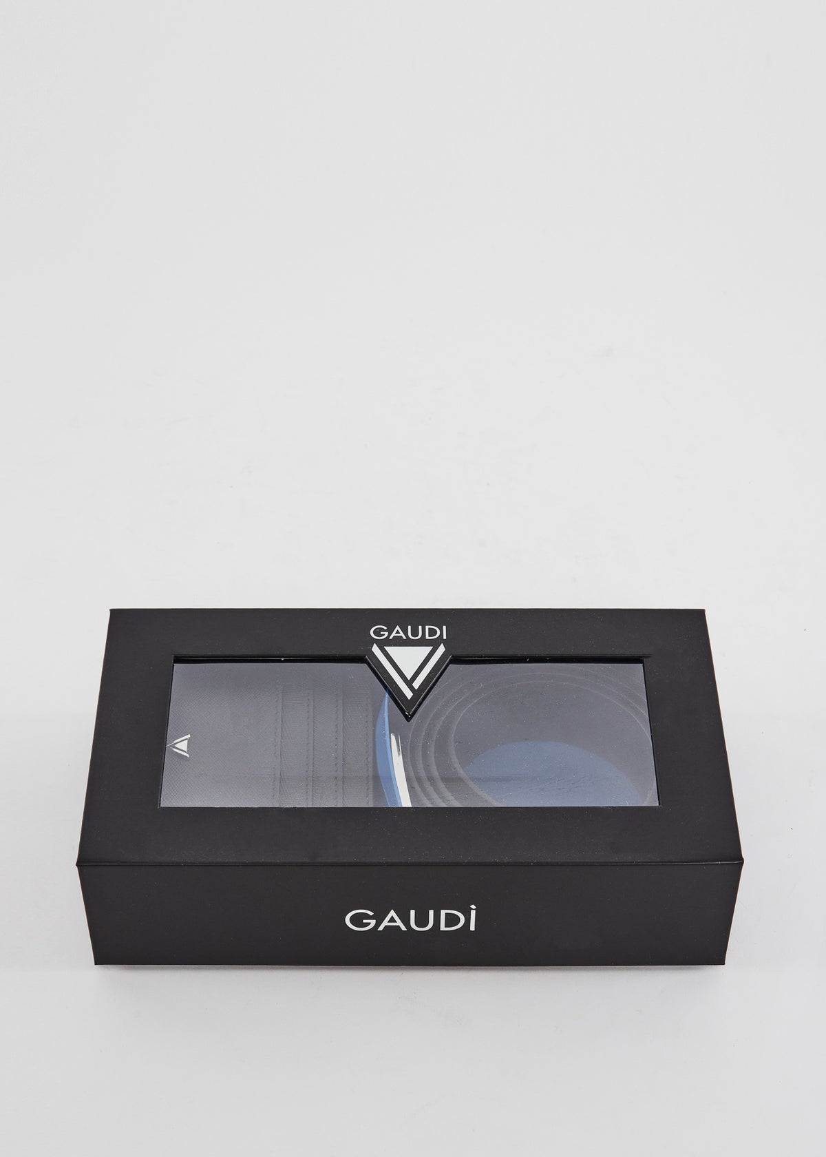 Gaudì Set Regalo Uomo Cintura e Portacarte Colore Nero