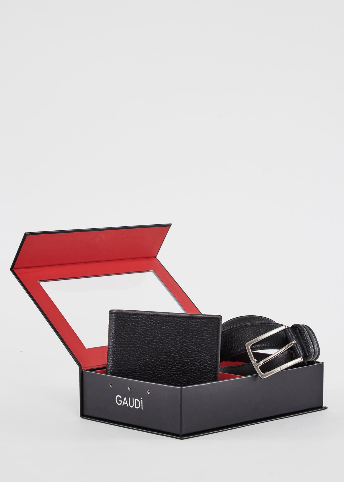 Gaudì Set Regalo Uomo Cintura e Portafoglio
