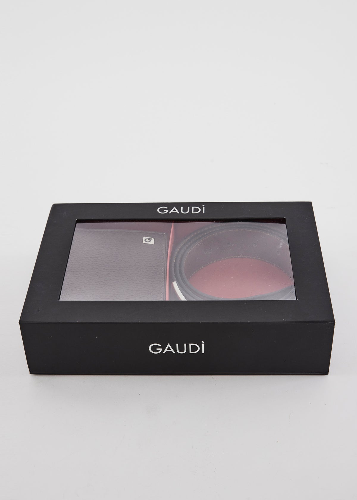 Gaudì Set Regalo Uomo Cintura e Portafoglio Colore Marrone