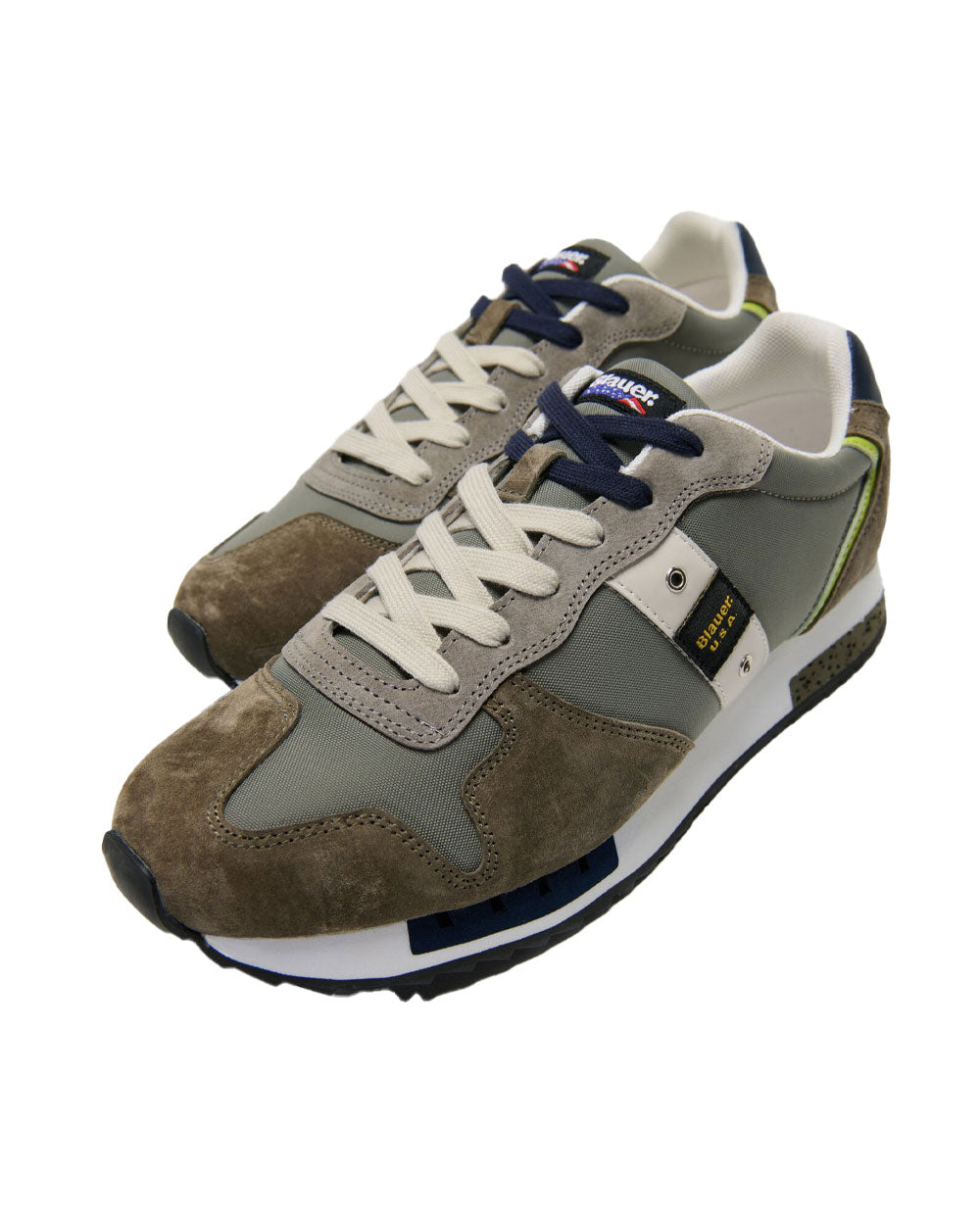 Blauer Sneakers QUEENS01 NUB MILITARY-GREY