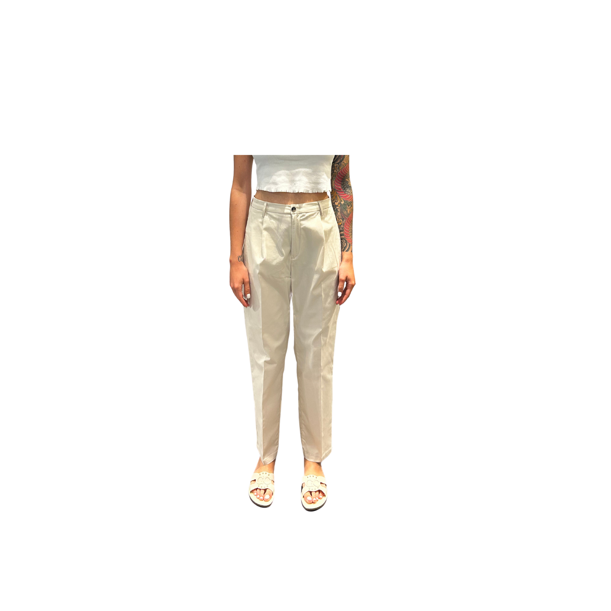GRILLO SPORT PANTALONI SLIM FIT SABBIA