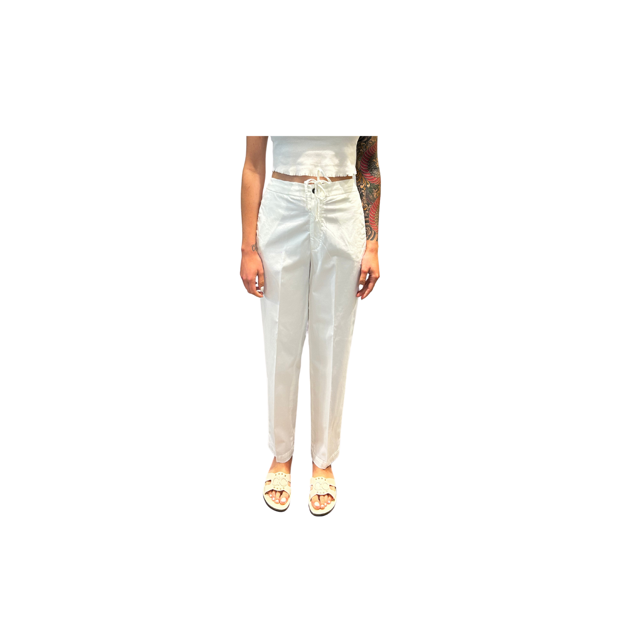GRILLO SPORT PANTALONI PANNA