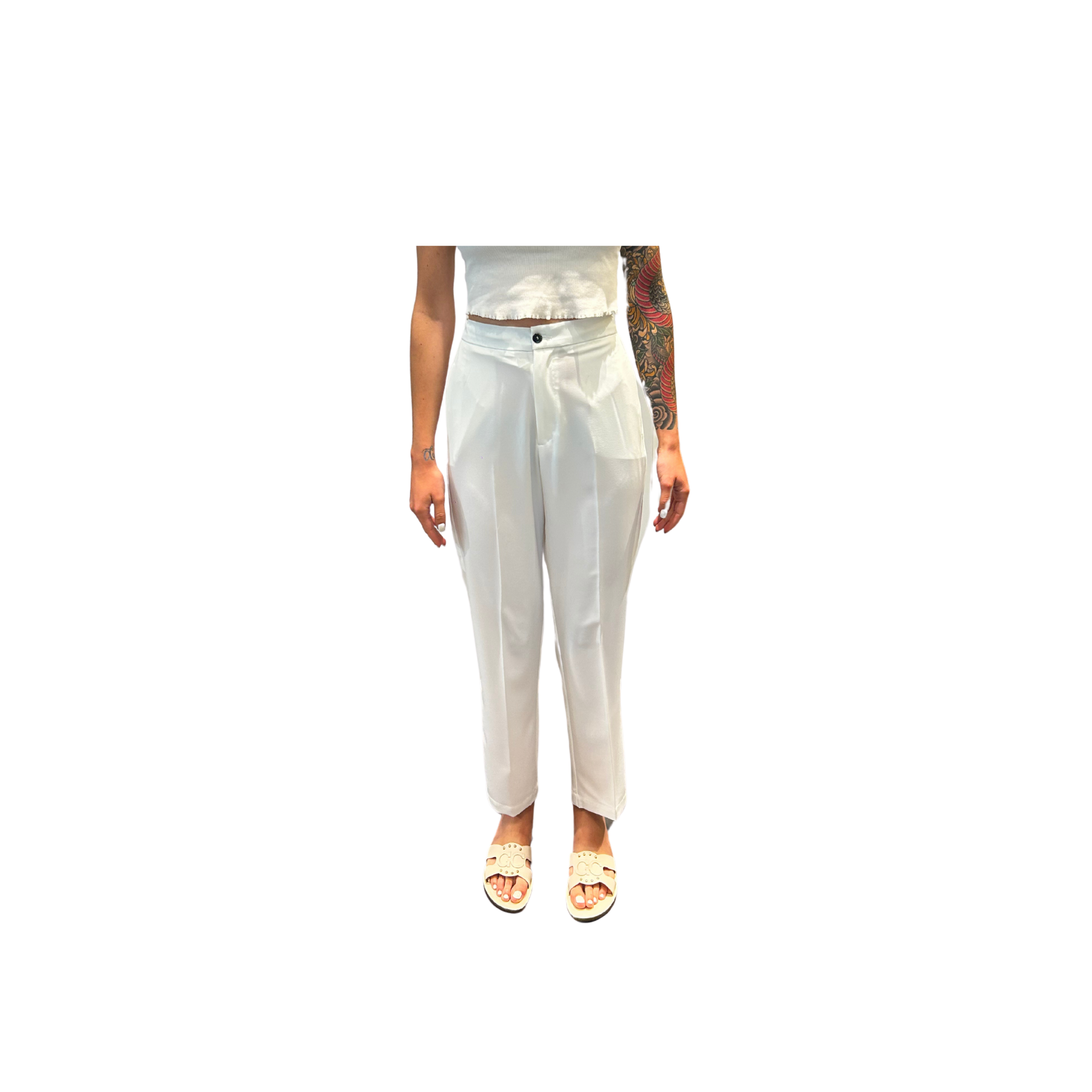 GRILLO SPORT PANTALONI PANNA
