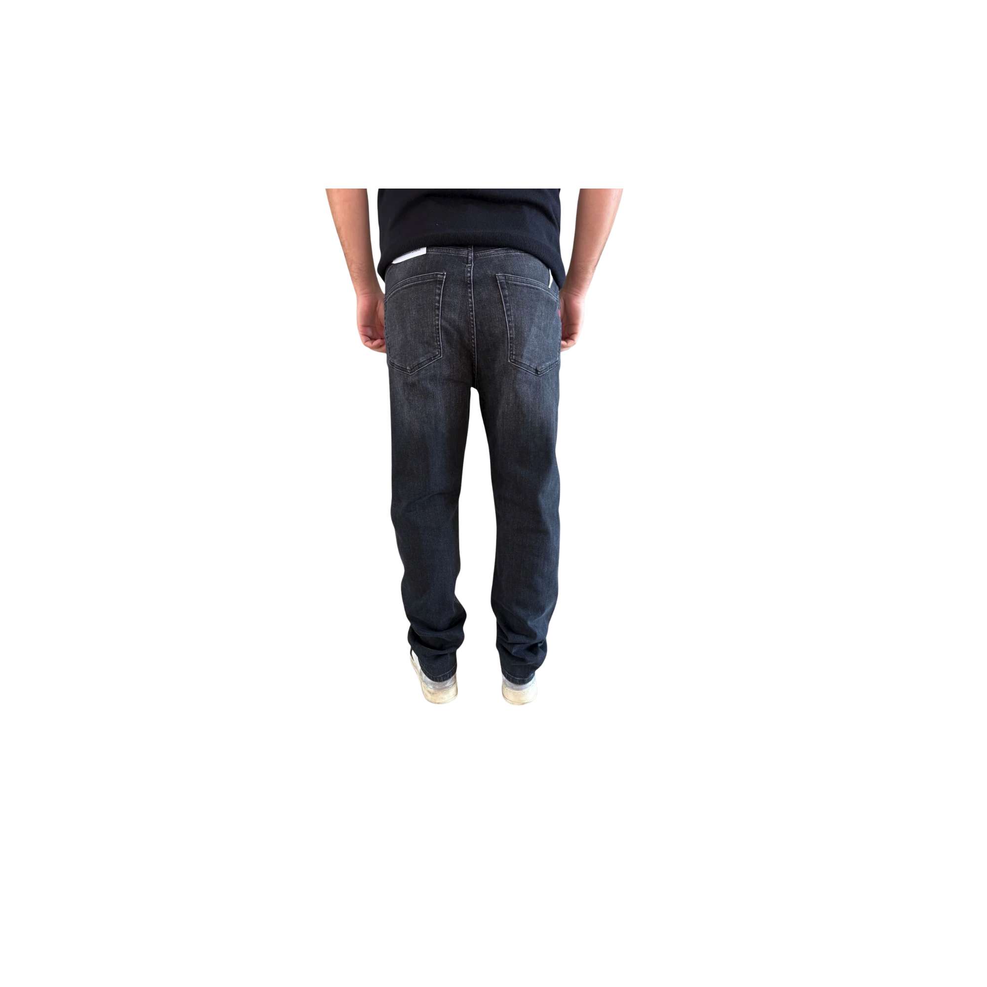 Over D Jeans regular straight NERO