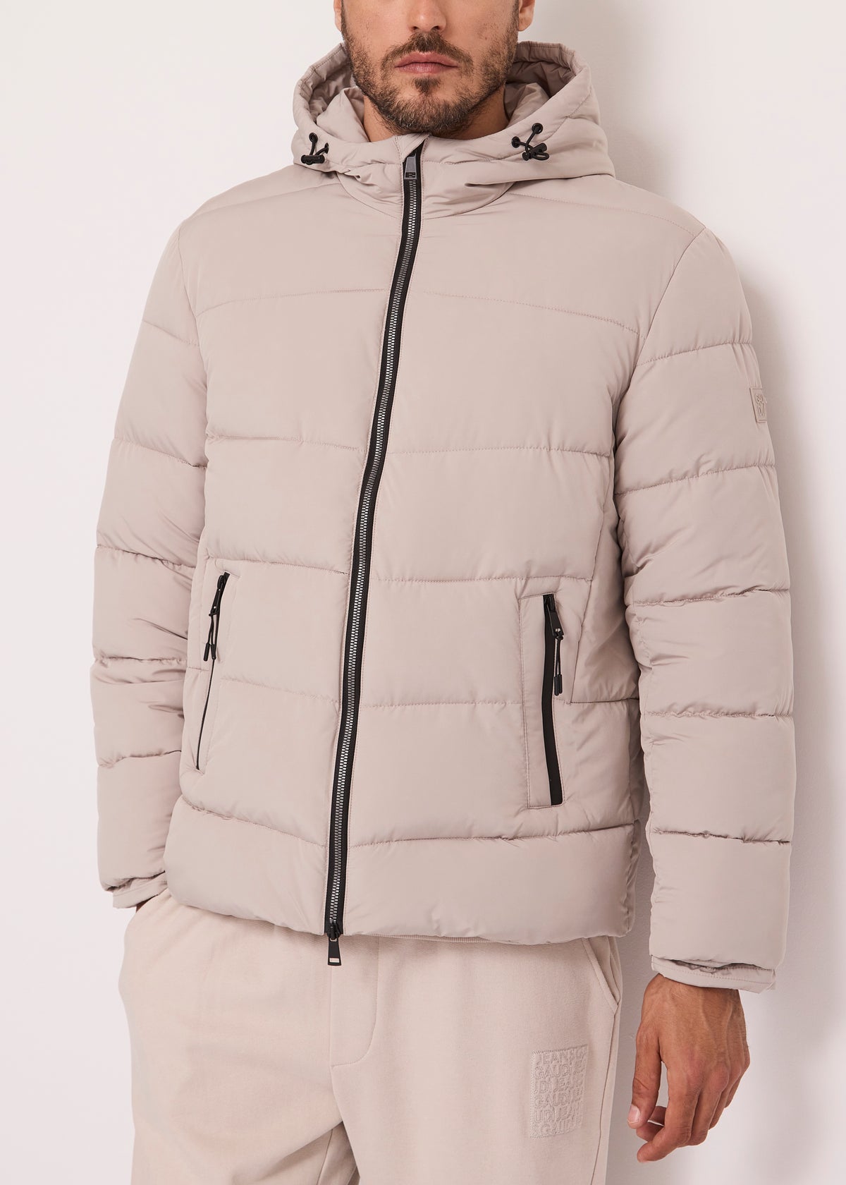 Gaudì Piumino Imbottito con Cappuccio Colore Beige
