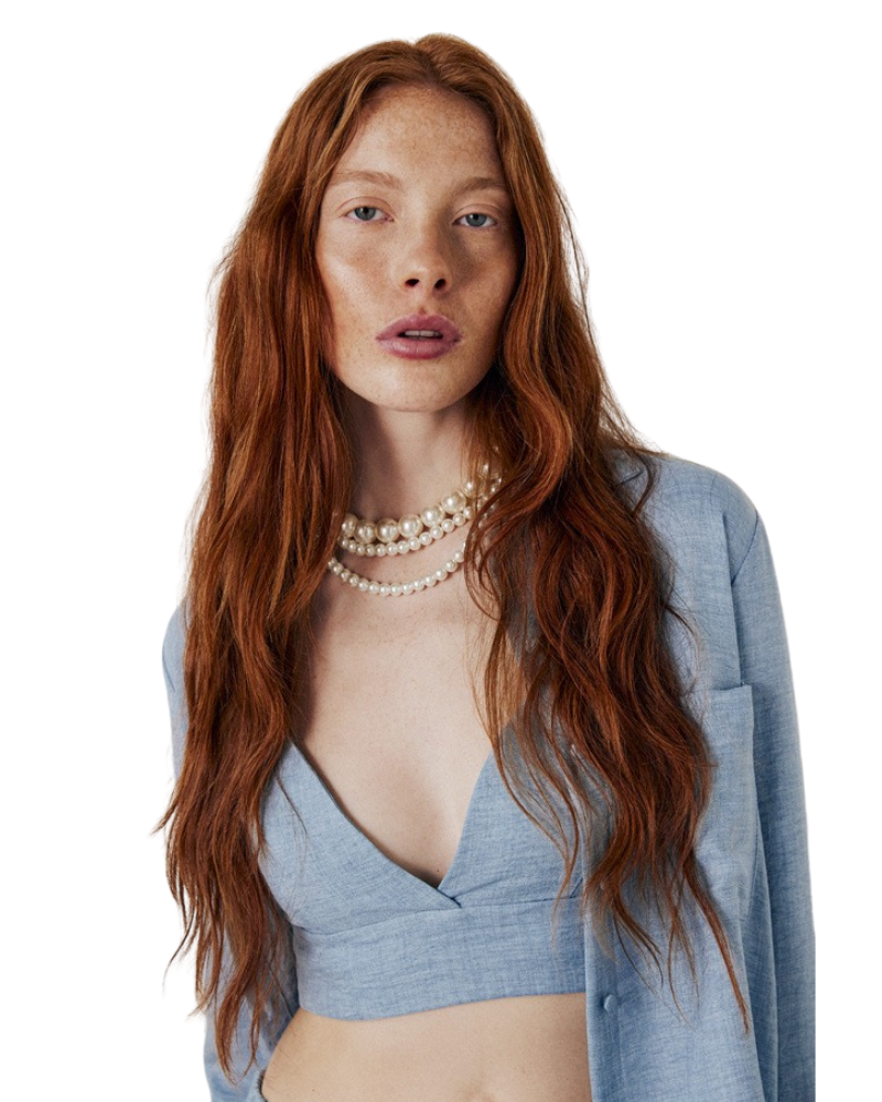 Amiuni Top Colore Celeste