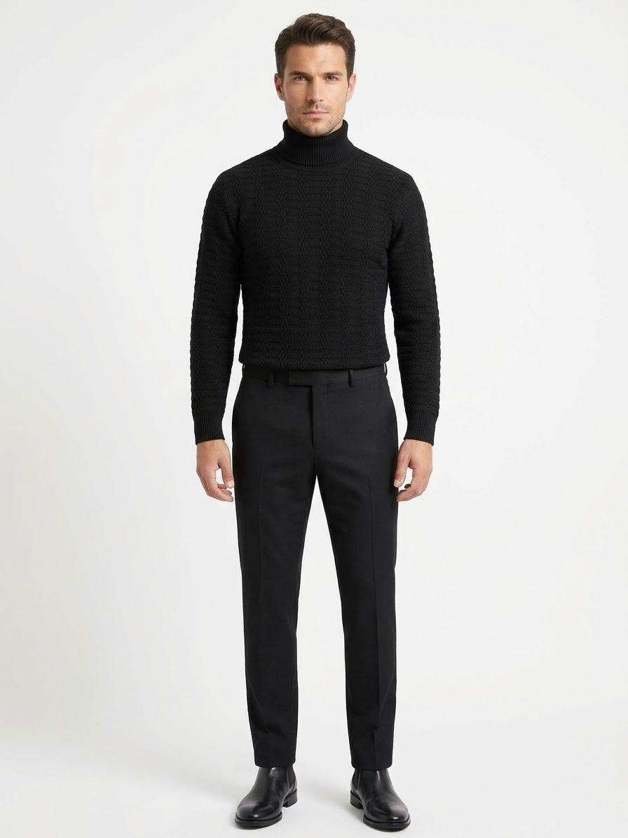 Bikkembergs Maglia Collo Alto Colore Nero