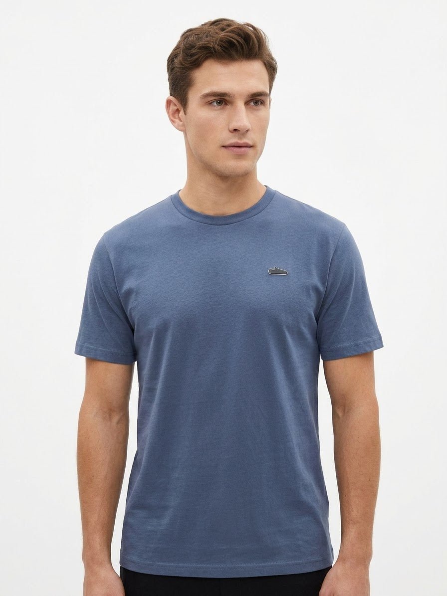 Bikkembergs T-Shirt Colore Blu con Logo