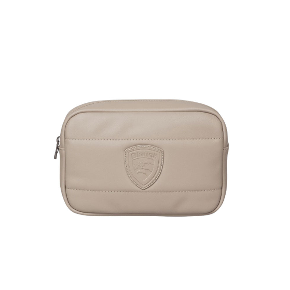 Blauer Borsa a Tracolla in Ecopelle con Logo da Donna Colore Crema