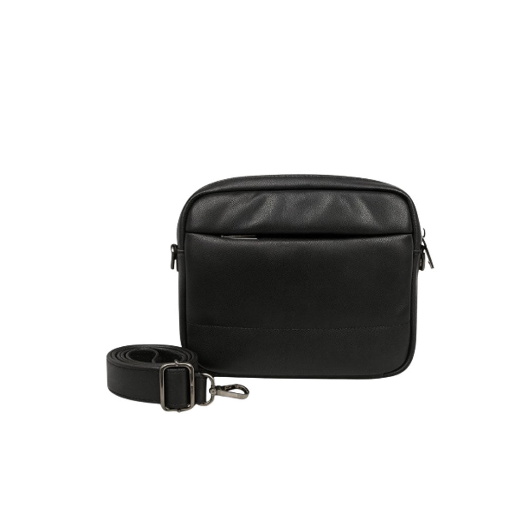 Blauer Borsa a Tracolla in Ecopelle con Logo da Donna Colore Nero 2