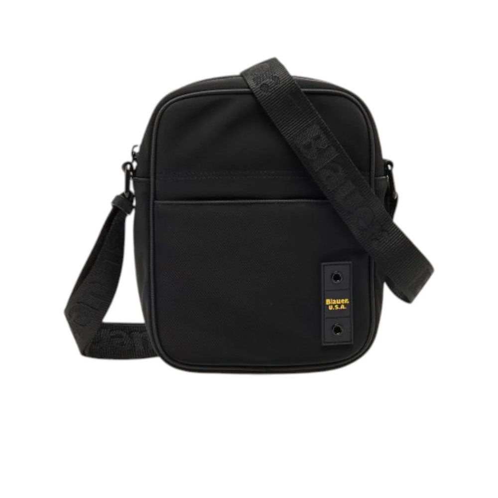 Blauer Borsello con Tracolla e Logo da Uomo Colore Nero