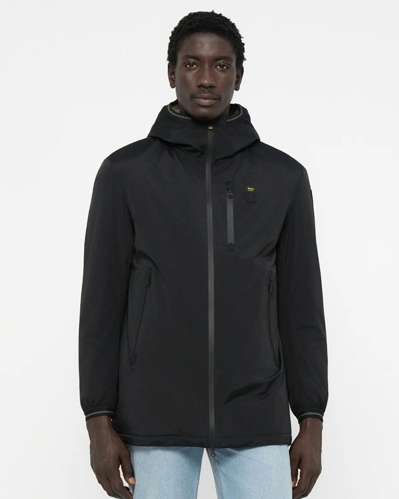 Blauer Giacca Taped e Pelliccia Ecologica Jarvis da Uomo Colore Nero