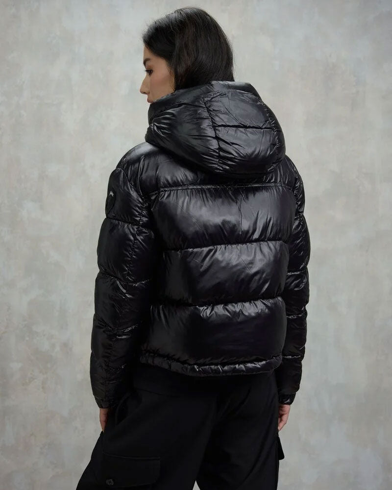Blauer Giubbino Crop Gloria da Donna Colore Nero