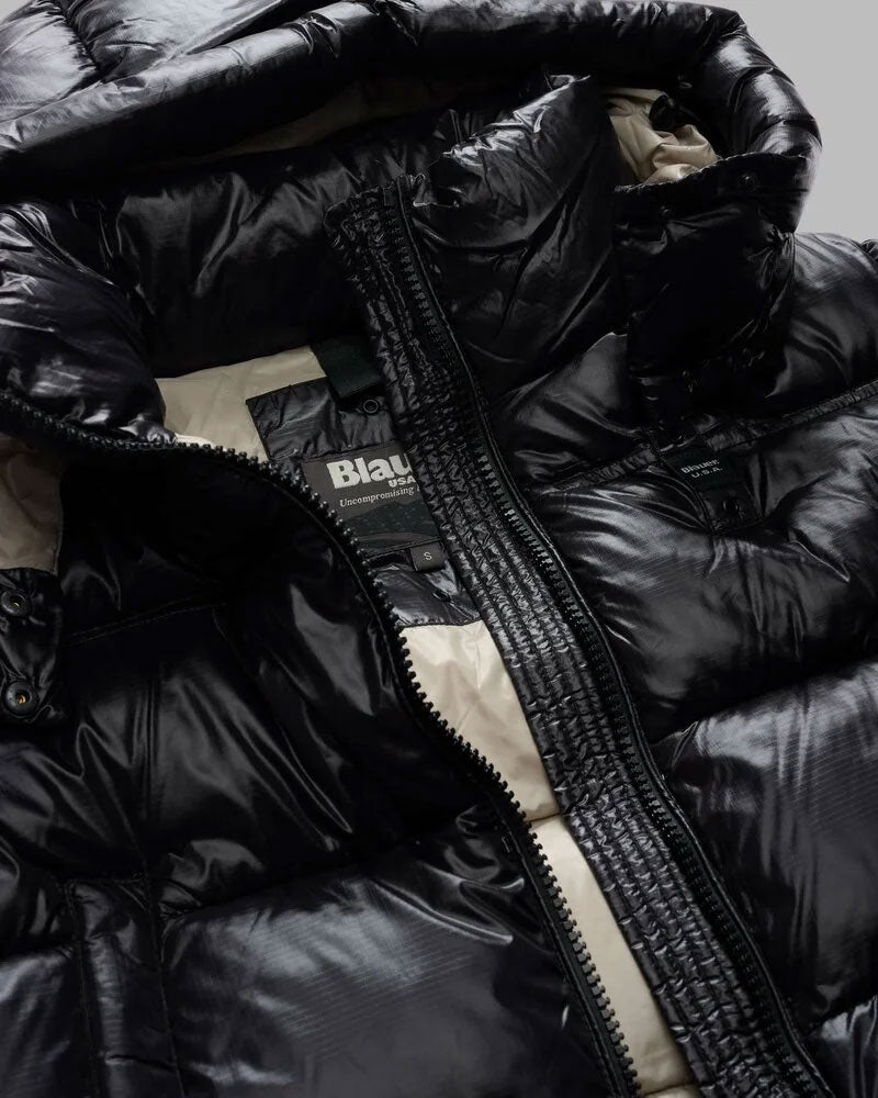 Blauer Giubbino Crop Gloria da Donna Colore Nero