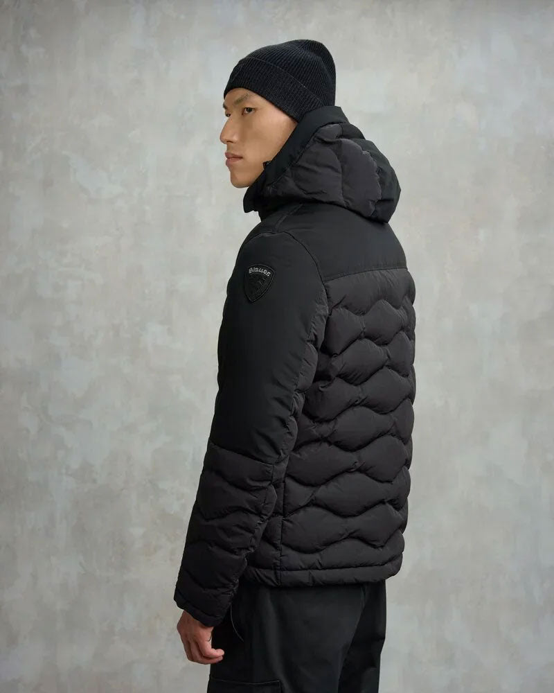 Blauer Giubbino Hartford con Logo da Uomo Colore Nero