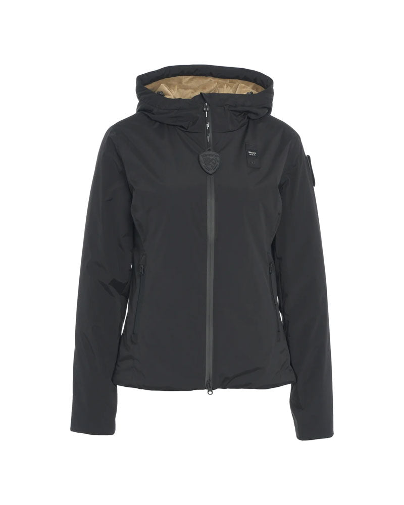 Blauer Giubbino con Interno in Eco Pelliccia Erie da Donna Colore Nero