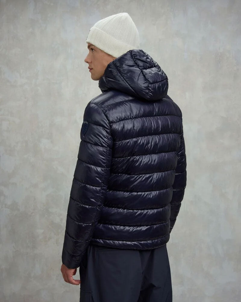 Blauer Giubbino in Nylon Eco Adams da Uomo Colore Blu 4