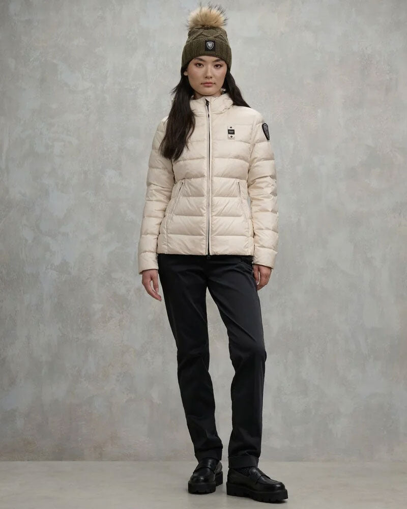 Blauer Piumino Sfiancato Charme da Uomo Colore Bianco