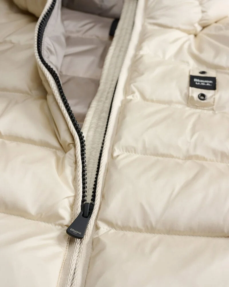 Blauer Piumino Sfiancato Charme da Uomo Colore Bianco 3