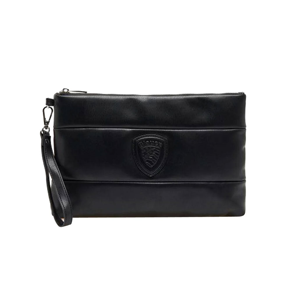 Blauer Pochette Cushion con Logo da Donna Colore Nero