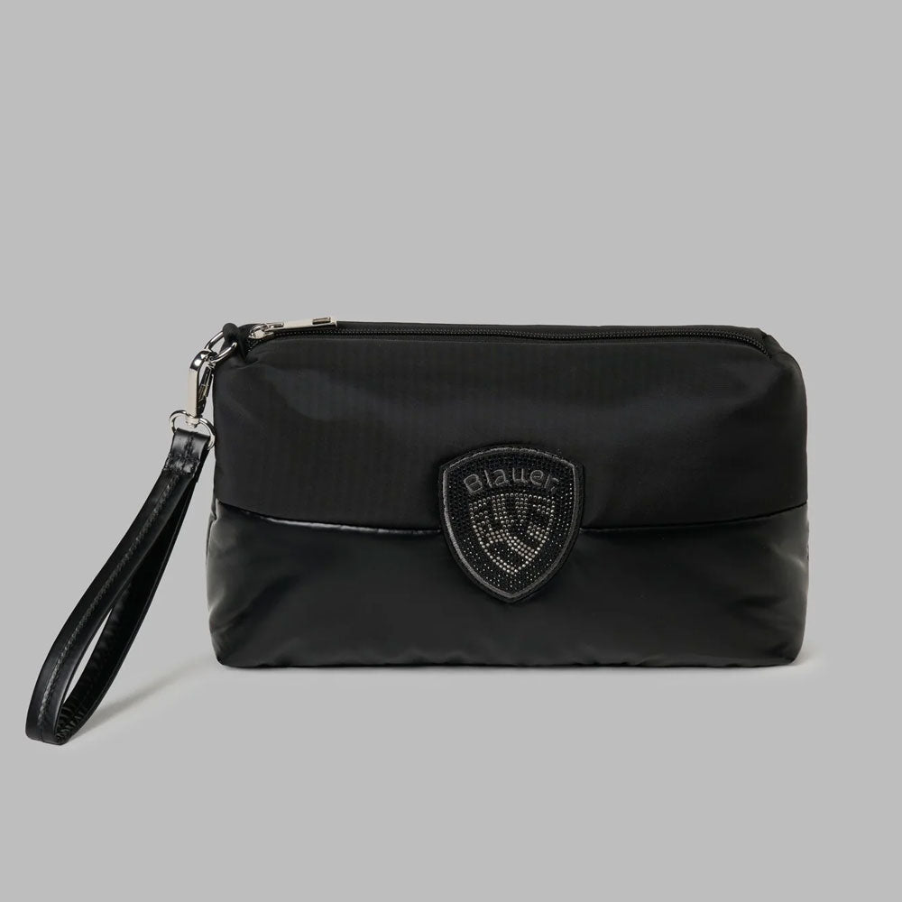 Blauer Pochette Padded con Logo da Donna Colore Nero