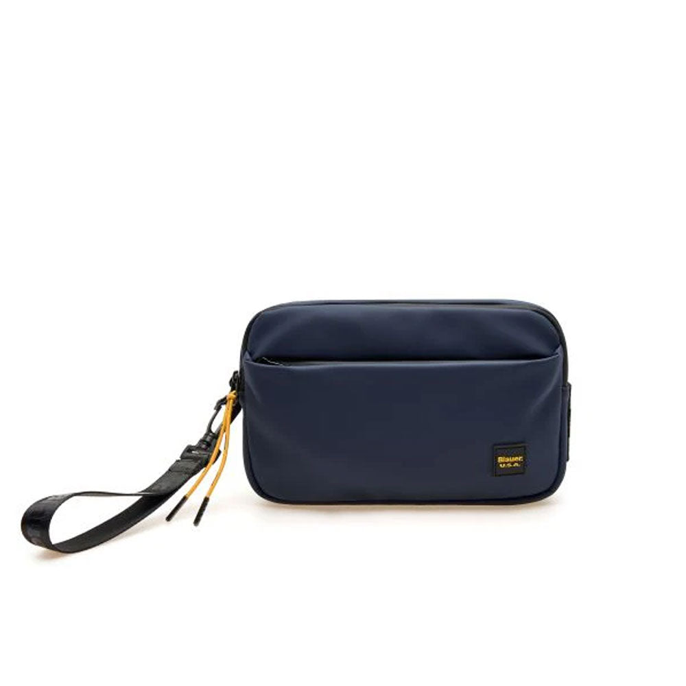 Blauer Pochette Rubber con Logo da Uomo Colore Navy
