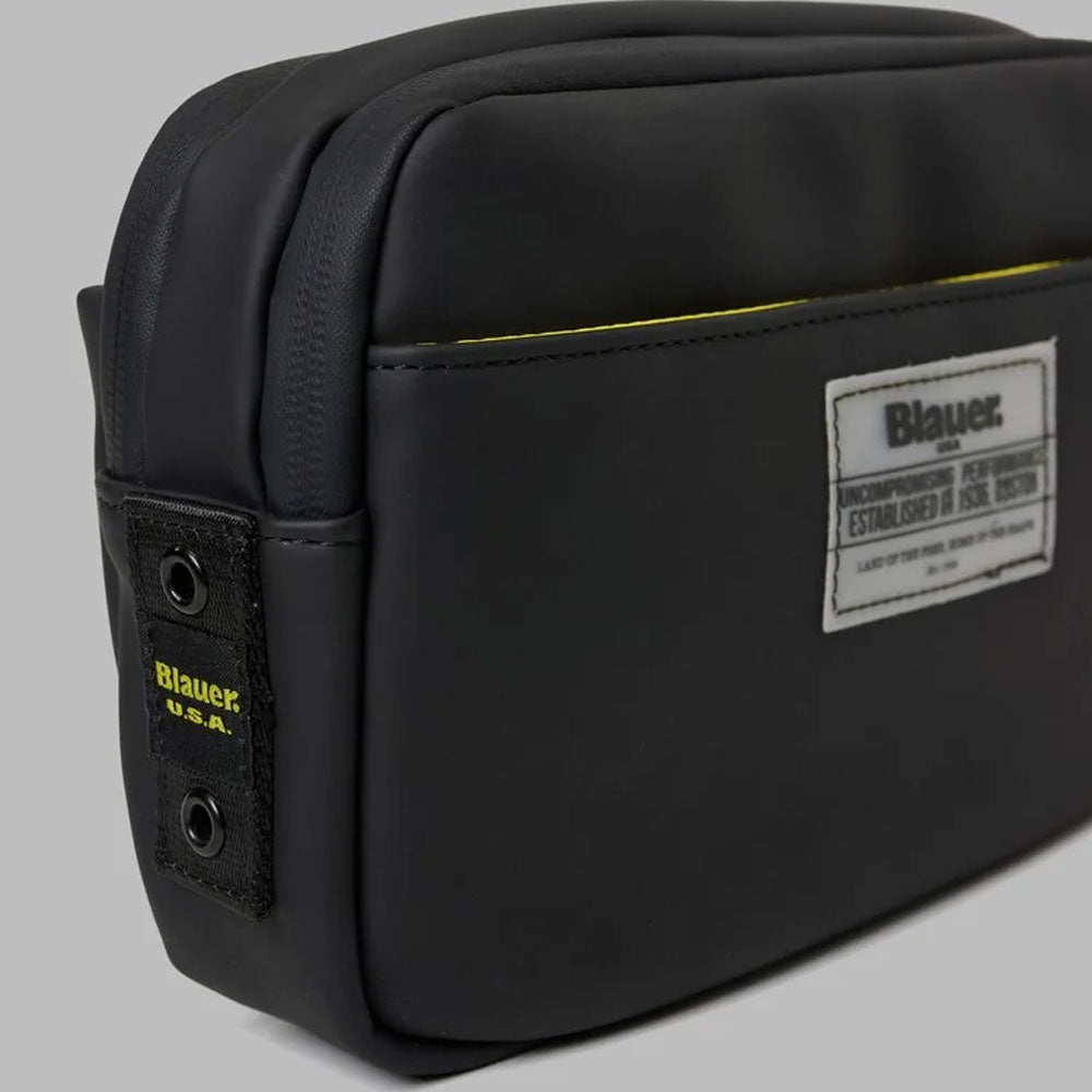 Blauer Pochette Rubber con Logo da Uomo Colore Nero 2