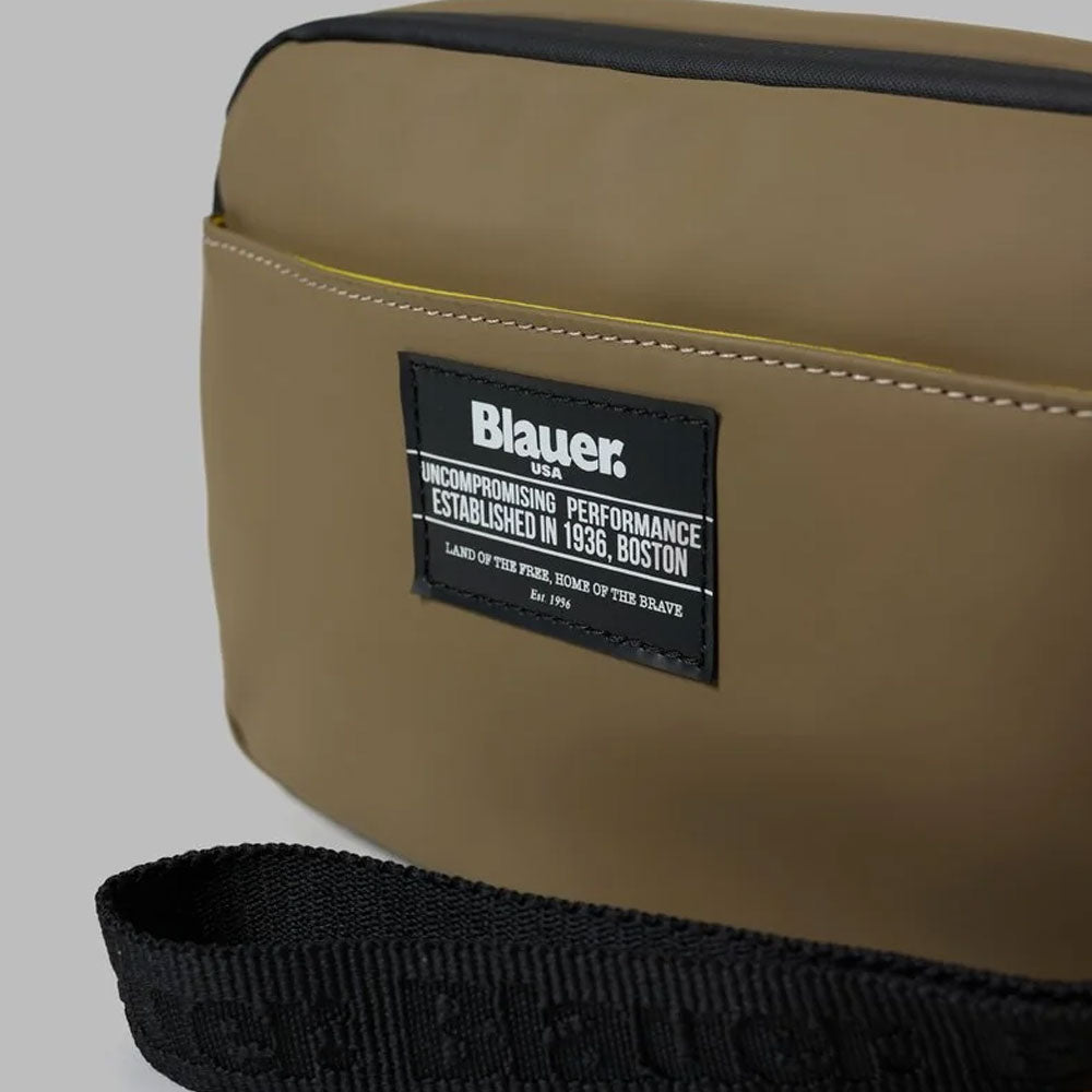 Blauer Pochette Rubber con Logo da Uomo Colore Verde Militare 2