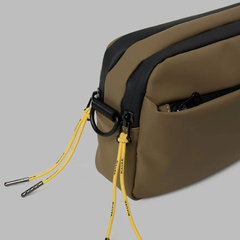 Blauer Pochette Rubber con Logo da Uomo Colore Verde Militare 3