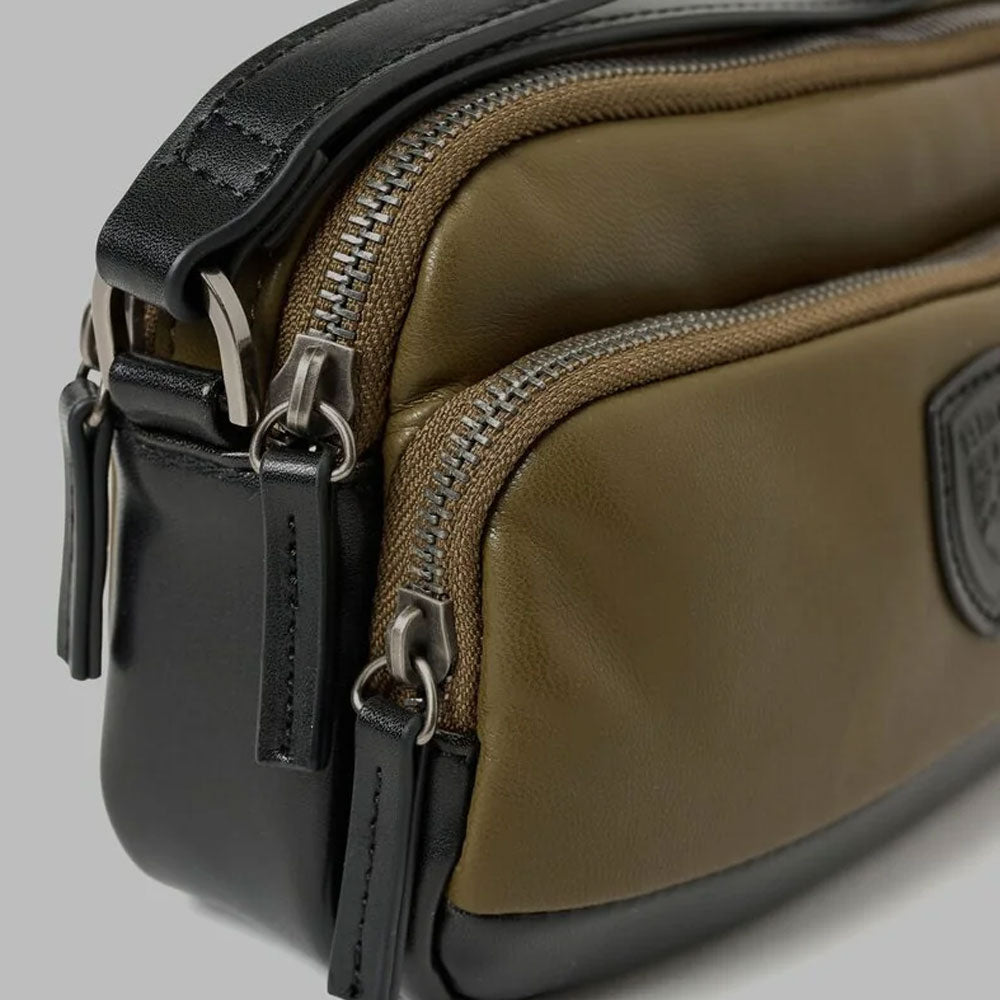 Blauer Pochette con Logo Colore Verde Militare Uomo 2
