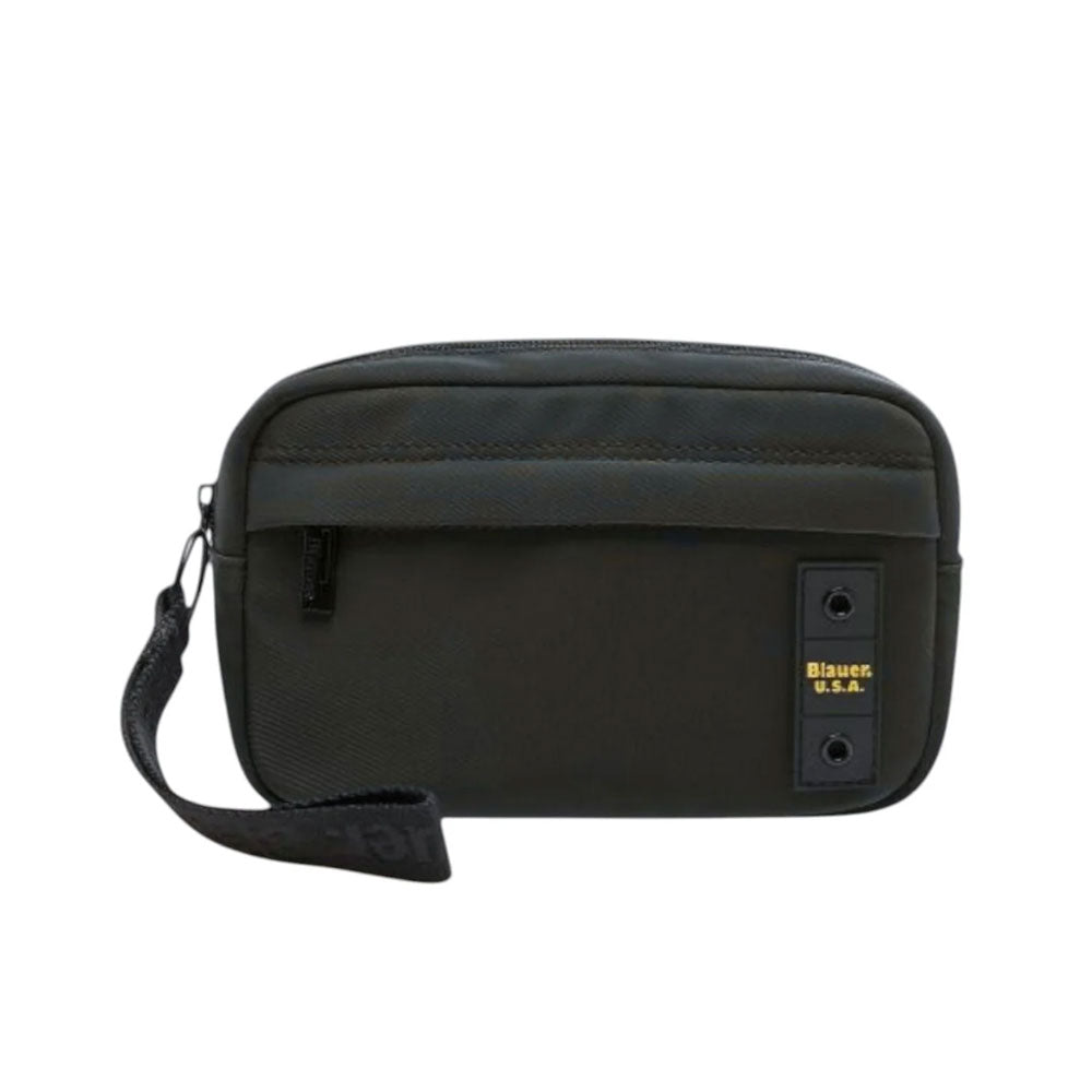 Blauer Pochette in Tessuto da Uomo Colore Nero