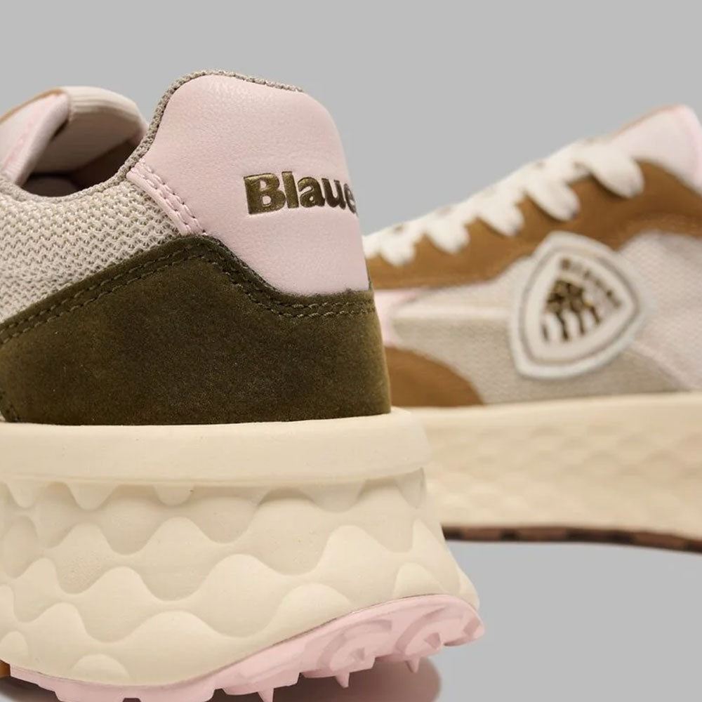 Blauer Sneakers Lynn01-Meg con Logo da Donna Colore Cognac-Taupe 3