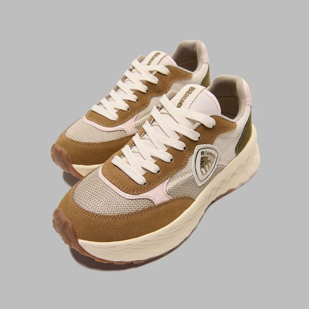 Blauer Sneakers Lynn01-Meg con Logo da Donna Colore Cognac-Taupe 5