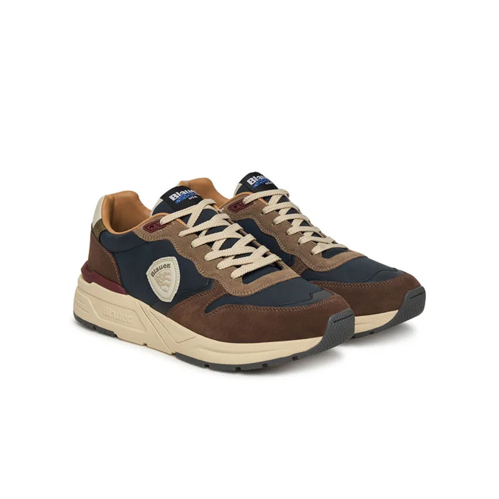 Blauer Sneakers Ray02-Nus da Uomo Colore Taupe-Military 2