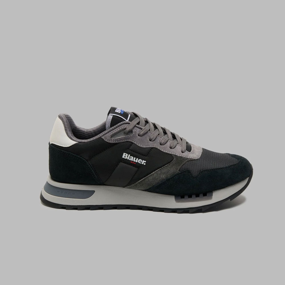 Blauer Sneakers Ryder da Uomo Colore Black Grey