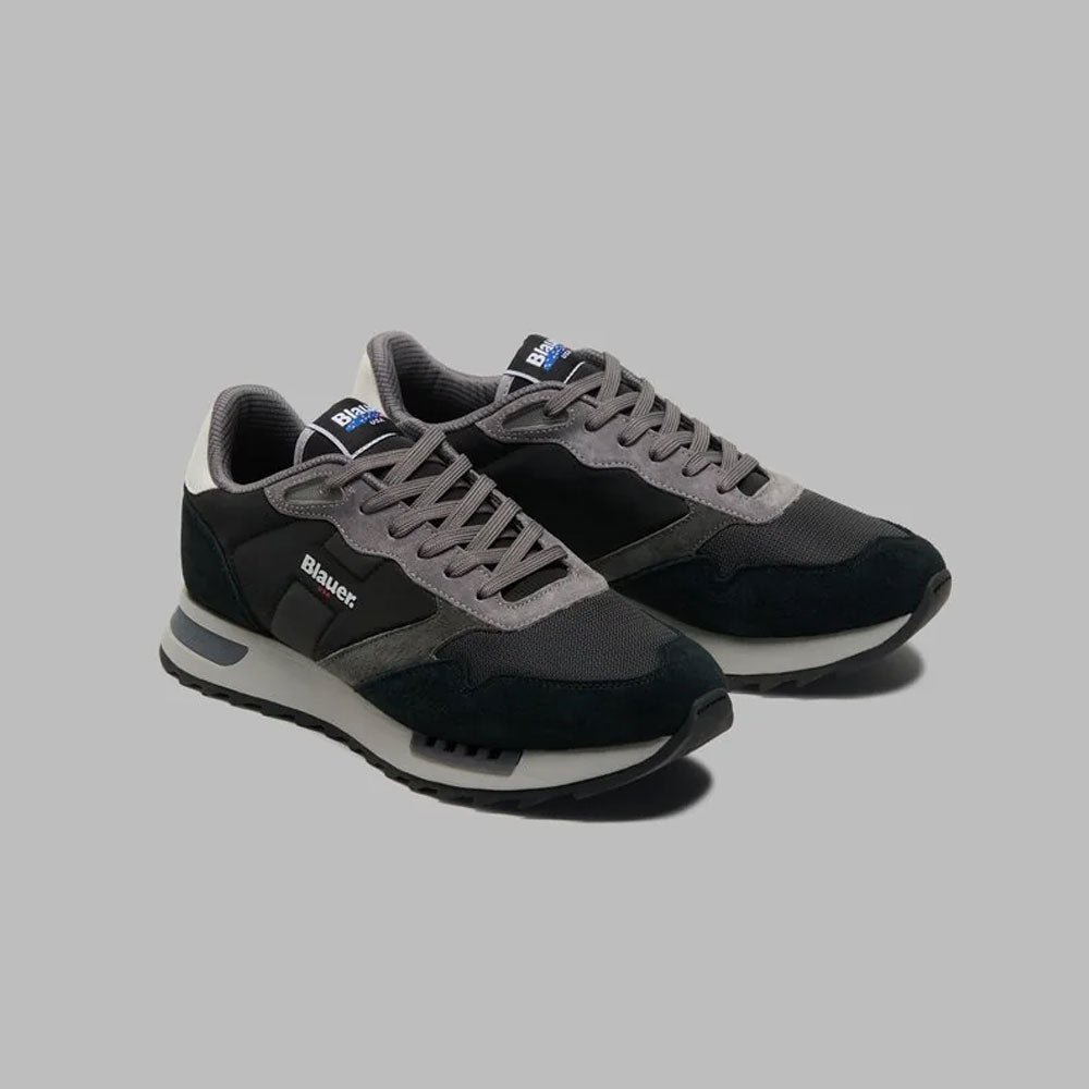 Blauer Sneakers Ryder da Uomo Colore Black Grey 2