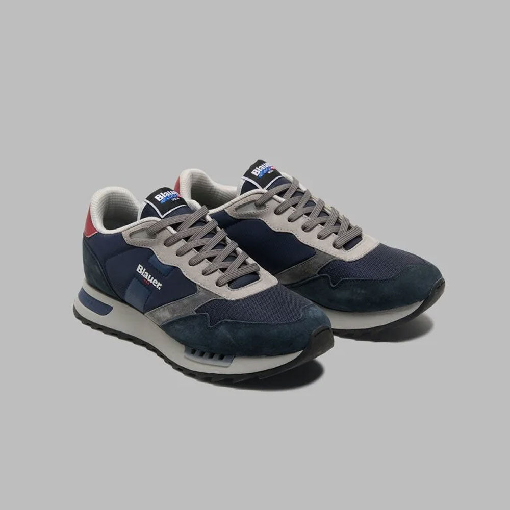 Blauer Sneakers Ryder da Uomo Colore Navy Red 2