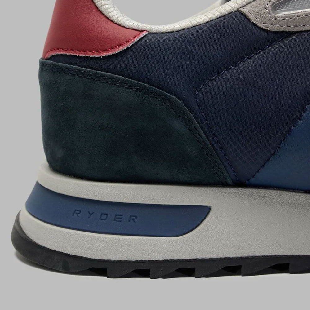 Blauer Sneakers Ryder da Uomo Colore Navy Red 3
