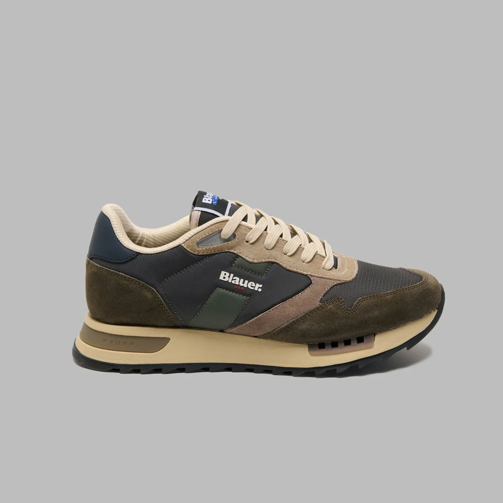Blauer Sneakers Ryder da Uomo Colore Verde Militare