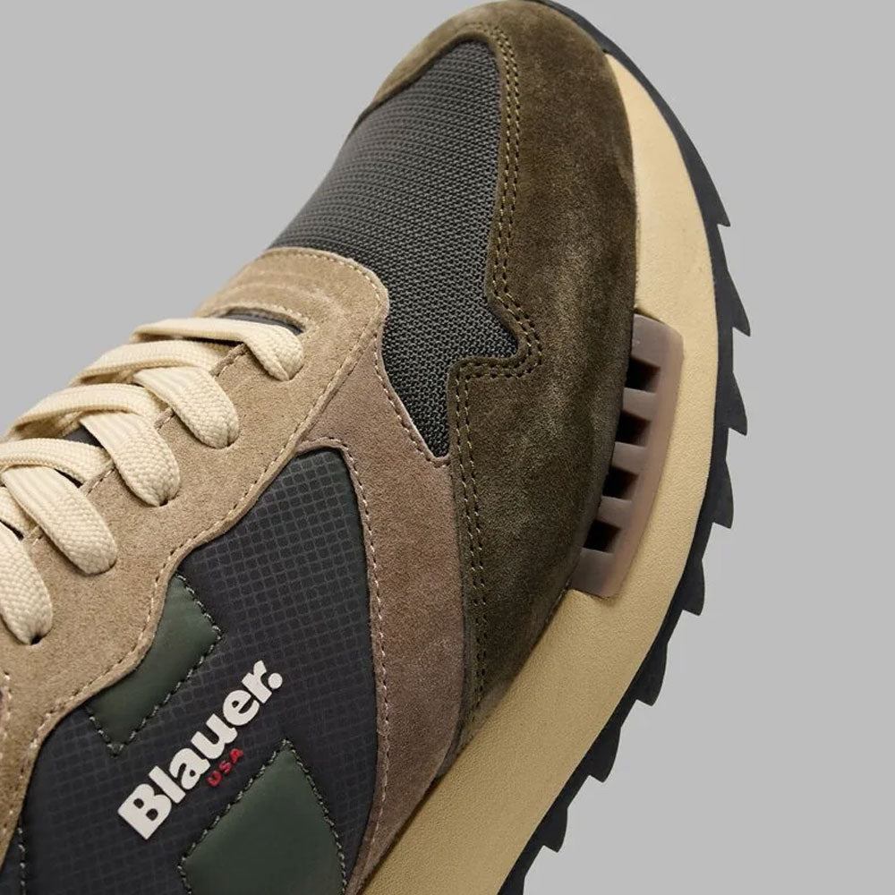 Blauer Sneakers Ryder da Uomo Colore Verde Militare 4