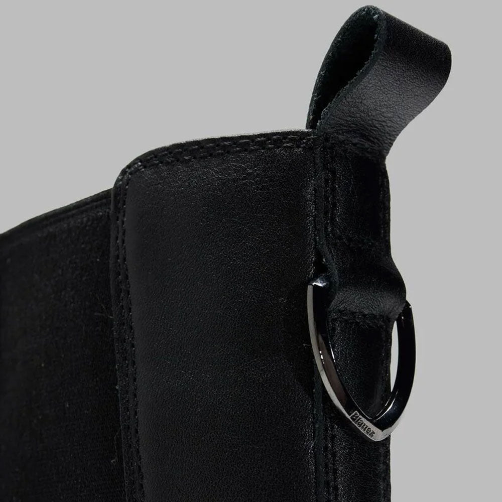 Blauer Stivaletto Chelsea in Pelle da Donna Colore Nero 3