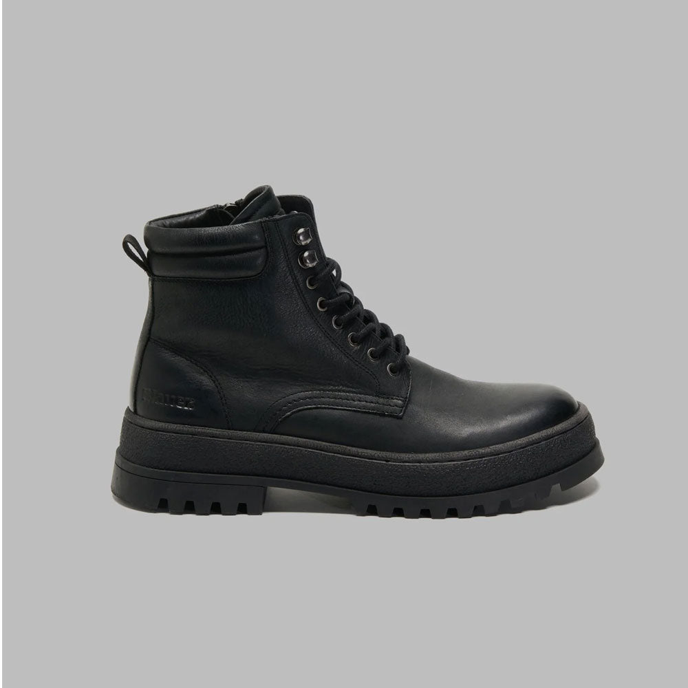 Blauer Stivaletto Combat Iuka01 da Uomo Colore Nero