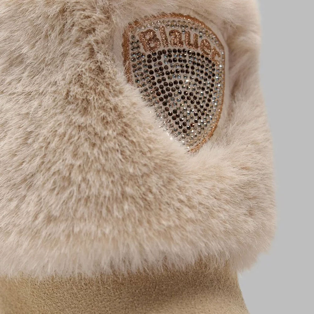 Blauer Stivali Kimmel10 con Pelliccia da Donna Colore Beige 3