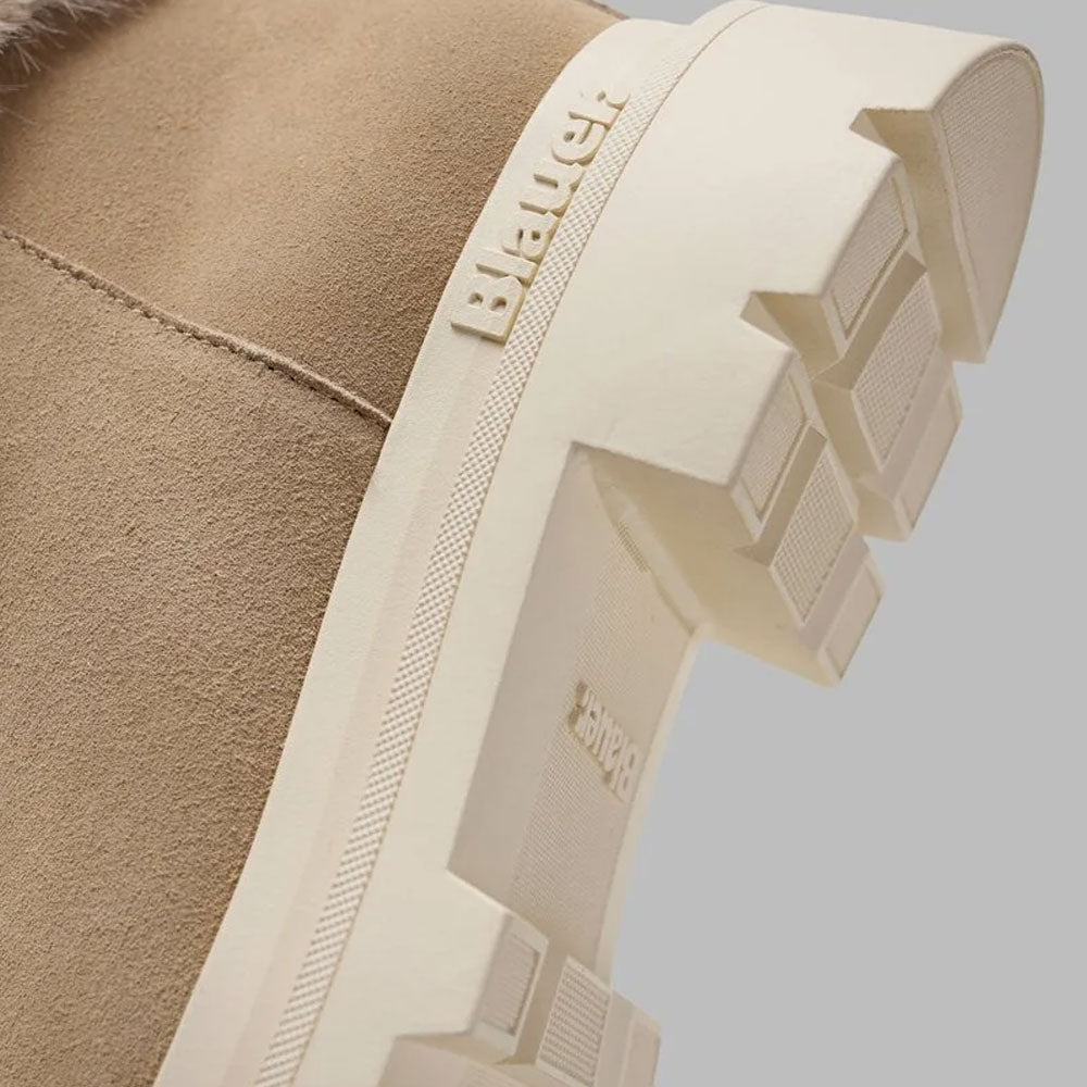 Blauer Stivali Kimmel10 con Pelliccia da Donna Colore Beige 4